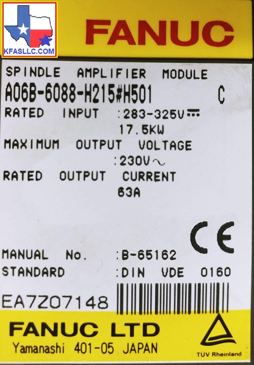 A06B-6088-H215-H501 EA7Z07148