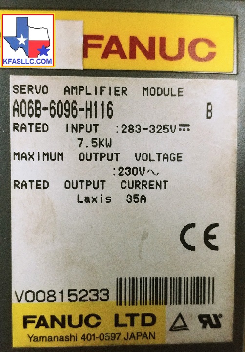 A06B-6096-H116 V00815233