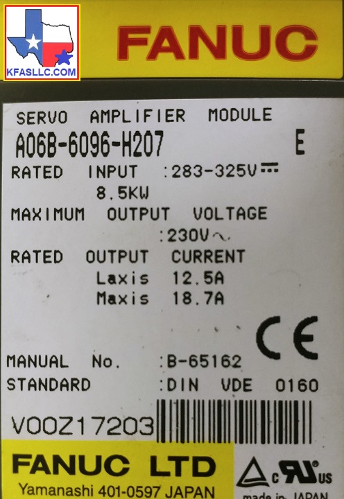 A06B-6096-H207 V00Z17203